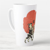 Tovenaar van Oz, Dorothy met Poppy Flowers Latte Mok (Linkerhoek)
