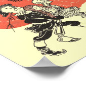  Tovenaar van Oz, Dorothy met Poppy Flowers Poster (Hoek)