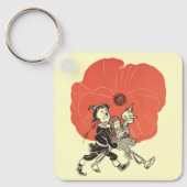  Tovenaar van Oz, Dorothy met Poppy Flowers Sleutelhanger (Voorkant)