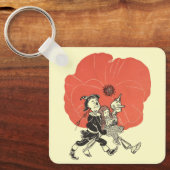  Tovenaar van Oz, Dorothy met Poppy Flowers Sleutelhanger (Voorkant)