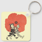  Tovenaar van Oz, Dorothy met Poppy Flowers Sleutelhanger (Achterkant)