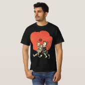  Tovenaar van Oz, Dorothy met Poppy Flowers T-shirt (Voorkant volledig)