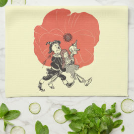 Tovenaar van Oz, Dorothy met Poppy Flowers Theedoek