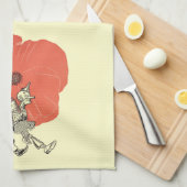  Tovenaar van Oz, Dorothy met Poppy Flowers Theedoek (Quarter Fold)