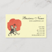  Tovenaar van Oz, Dorothy met Poppy Flowers Visitekaartje (Voorkant)