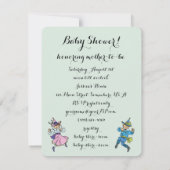  Tovenaar van Oz Dorothy Munchkins Baby shower Kaart (Achterkant)