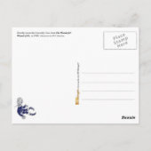 Tovenaar van Oz: Dorothy ontmoet de laffe Lion Briefkaart (Achterkant)