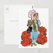  tovenaar van Oz, Dorothy, Red Poppy Flowers Briefkaart (Voorkant / Achterkant)