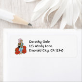  tovenaar van Oz, Dorothy, Red Poppy Flowers Etiket (Insitu)