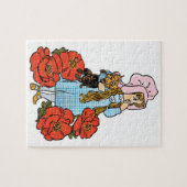 tovenaar van Oz, Dorothy, Red Poppy Flowers Legpuzzel (Horizontaal)