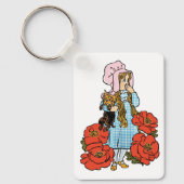  tovenaar van Oz, Dorothy, Red Poppy Flowers Sleutelhanger (Voorkant)