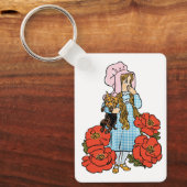  tovenaar van Oz, Dorothy, Red Poppy Flowers Sleutelhanger (Voorkant)