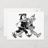 tovenaar van Oz Dorothy Sleeping met papavers Briefkaart (Voorkant / Achterkant)