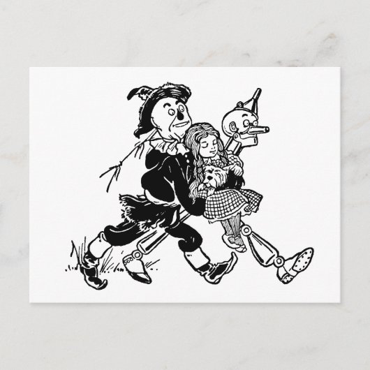 tovenaar van Oz Dorothy Sleeping met papavers Briefkaart (Voorkant)