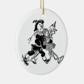  tovenaar van Oz Dorothy Sleeping met papavers Keramisch Ornament (Rechts)