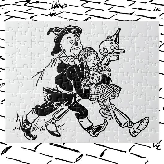  tovenaar van Oz Dorothy Sleeping met papavers Legpuzzel