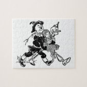  tovenaar van Oz Dorothy Sleeping met papavers Legpuzzel (Horizontaal)