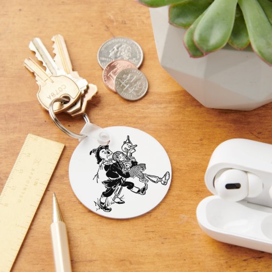 tovenaar van Oz Dorothy Sleeping met papavers Sleutelhanger (Bureau)