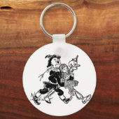 tovenaar van Oz Dorothy Sleeping met papavers Sleutelhanger (Voorkant)