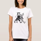  tovenaar van Oz Dorothy Sleeping met papavers T-shirt (Voorkant)