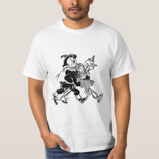tovenaar van Oz Dorothy Sleeping met papavers T-shirt (Voorkant)
