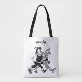 tovenaar van Oz Dorothy Sleeping met papavers Tote Bag (Voorkant)