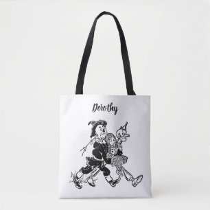  tovenaar van Oz Dorothy Sleeping met papavers Tote Bag
