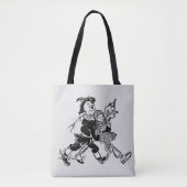  tovenaar van Oz Dorothy Sleeping met papavers Tote Bag (Voorkant)