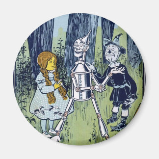 Tovenaar van Oz Dorothy Tin Woodsman Scarecrow Magneet