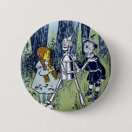 Tovenaar van Oz Dorothy Tin Woodsman Scarecrow Ronde Button 5,7 Cm