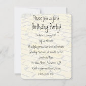  Tovenaar van Oz Dorothy Tinman Birthday Party Kaart (Achterkant)