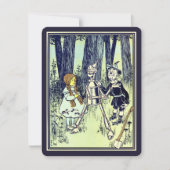  Tovenaar van Oz Dorothy Tinman Birthday Party Kaart (Voorkant)