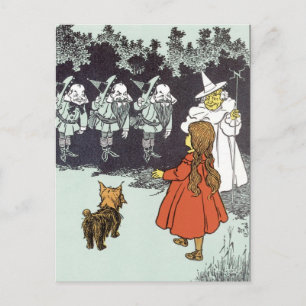 Tovenaar van Oz Dorothy Toto Glinda Munchkins Briefkaart