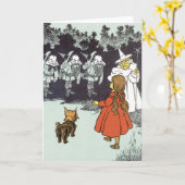  Tovenaar van Oz Dorothy Toto Glinda Munchkins Kaart (Gele Bloem)