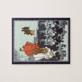  Tovenaar van Oz Dorothy Toto Glinda Munchkins Legpuzzel (Horizontaal)