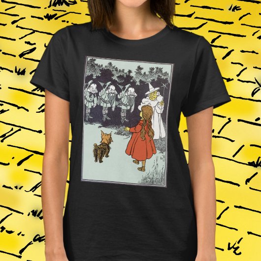  Tovenaar van Oz Dorothy Toto Glinda Munchkins T-shirt