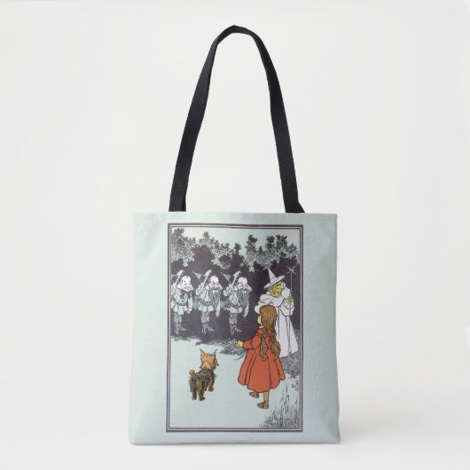  Tovenaar van Oz Dorothy Toto Glinda Munchkins Tote Bag (Voorkant)