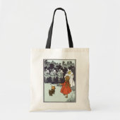Tovenaar van Oz Dorothy Toto Glinda Munchkins Tote Bag (Voorkant)
