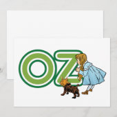  tovenaar van Oz Dorothy Toto met grote letters (Voorkant / Achterkant)