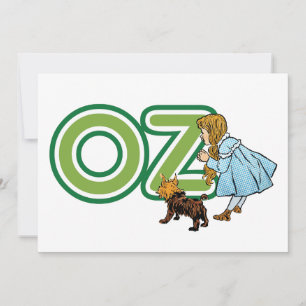 tovenaar van Oz Dorothy Toto met grote letters