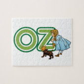 tovenaar van Oz Dorothy Toto met grote letters Legpuzzel (Horizontaal)