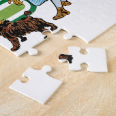 tovenaar van Oz Dorothy Toto met grote letters Legpuzzel (Zijkant)
