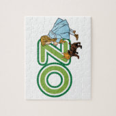 tovenaar van Oz Dorothy Toto met grote letters Legpuzzel (Verticaal)