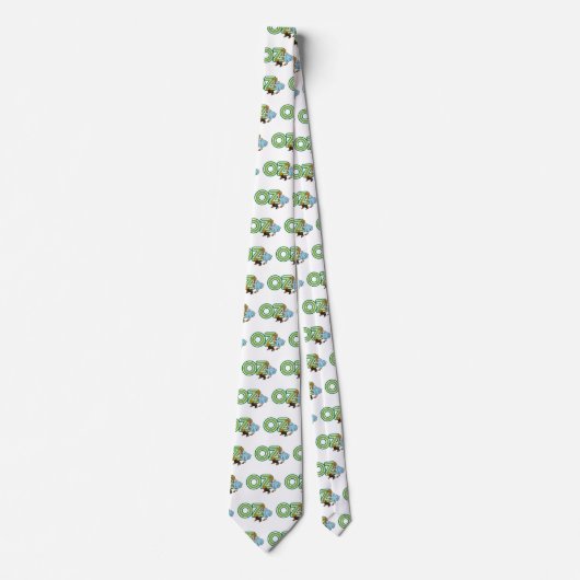 tovenaar van Oz Dorothy Toto met grote letters Stropdas (Voorkant)