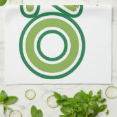  tovenaar van Oz Dorothy Toto met grote letters Theedoek (Gevouwen)