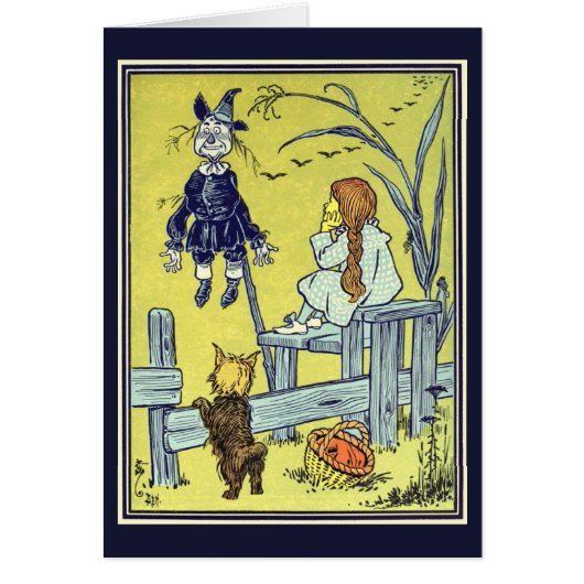 tovenaar van Oz, Dorothy Toto ontmoeten Scarecrow (Voorkant)