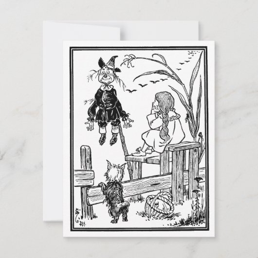 tovenaar van Oz, Dorothy Toto ontmoeten Scarecrow (Voorkant)