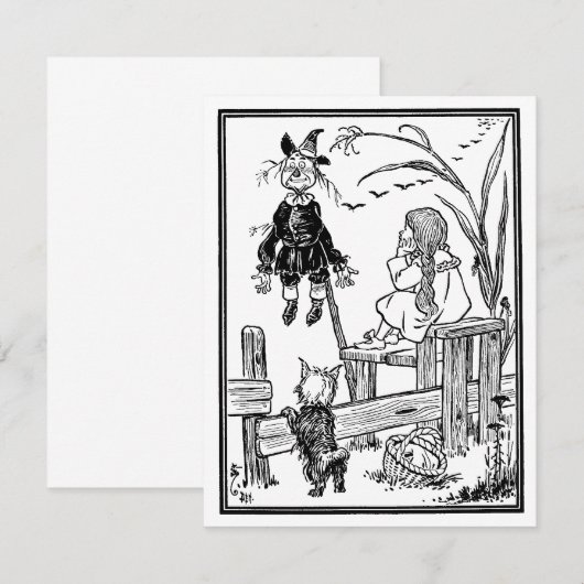 tovenaar van Oz, Dorothy Toto ontmoeten Scarecrow (Voorkant / Achterkant)