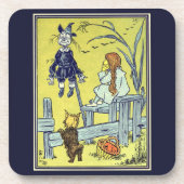  tovenaar van Oz, Dorothy Toto ontmoeten Scarecrow Bier Onderzetter (Voorkant)