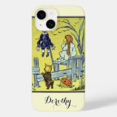 tovenaar van Oz, Dorothy Toto ontmoeten Scarecrow Case-Mate iPhone Case (Achterkant)